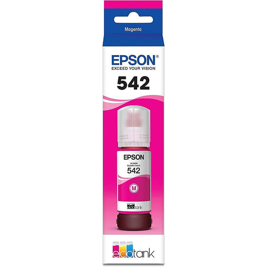Epson 542 EcoTank Ink Ultra-high Capacity Bottle Magenta (T542320-S) Works with EcoTank Pro ET-5150, ET-5170, ET-5180, ET-5800, ET-5850, ET-5880, ET-16600, ET-16650