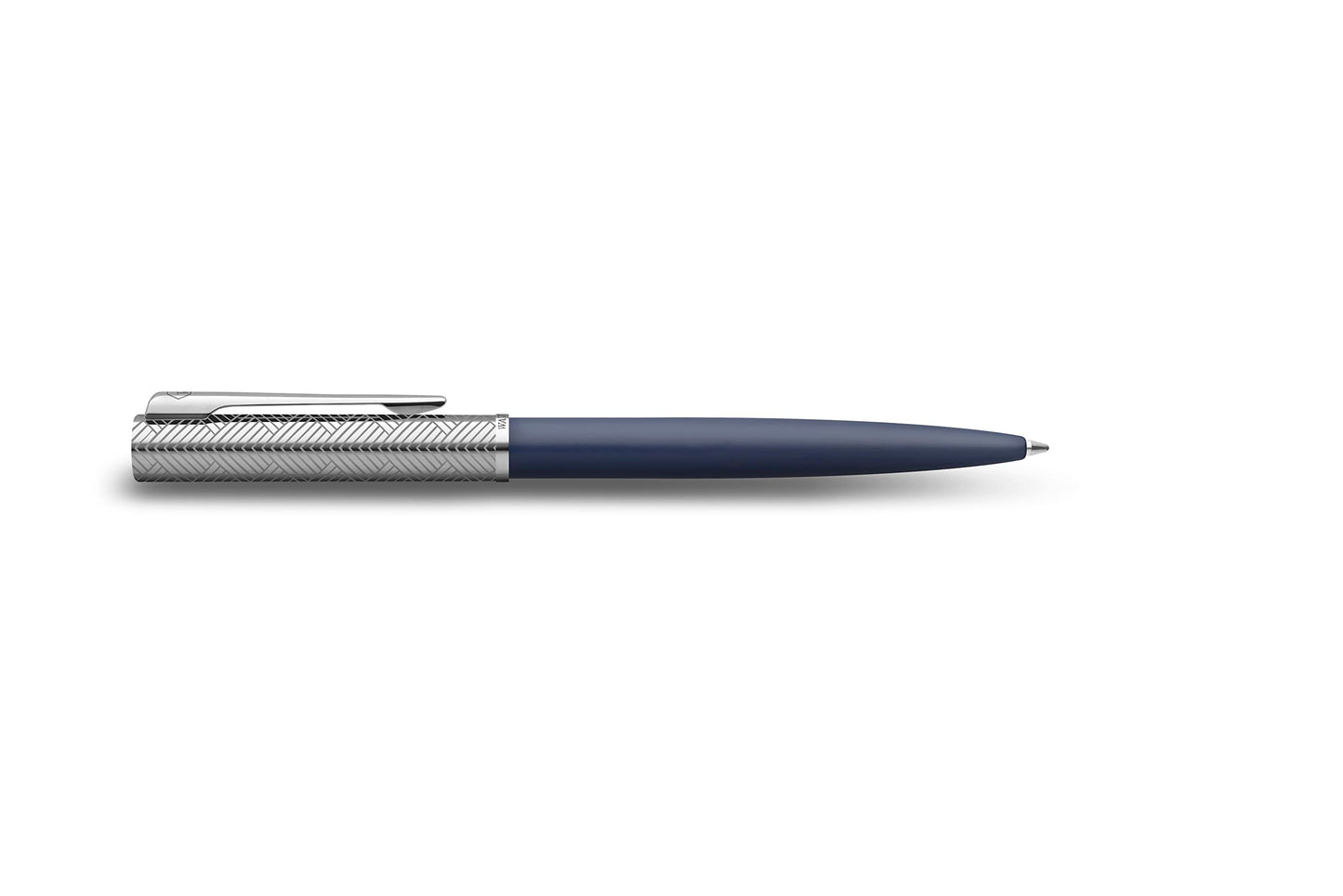 Waterman® Allure Deluxe Ballpoint Pen, Medium Point, 0.7 mm, Blue Lacquer Barrel, Blue Ink