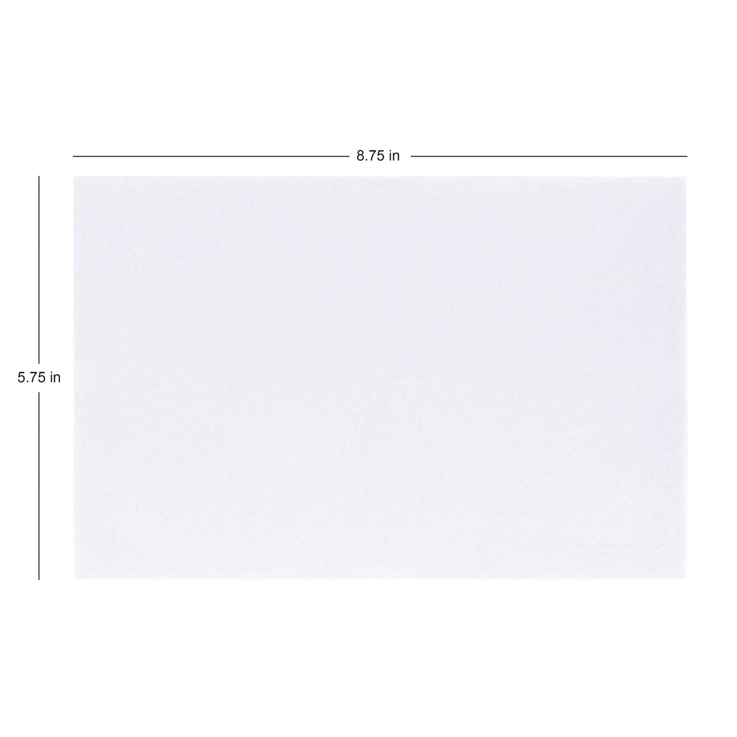 Office Depot Clean Seal(TM) Invitation Envelopes, 5 3/4in. x 8 3/4in., White, Box Of 100, 12030