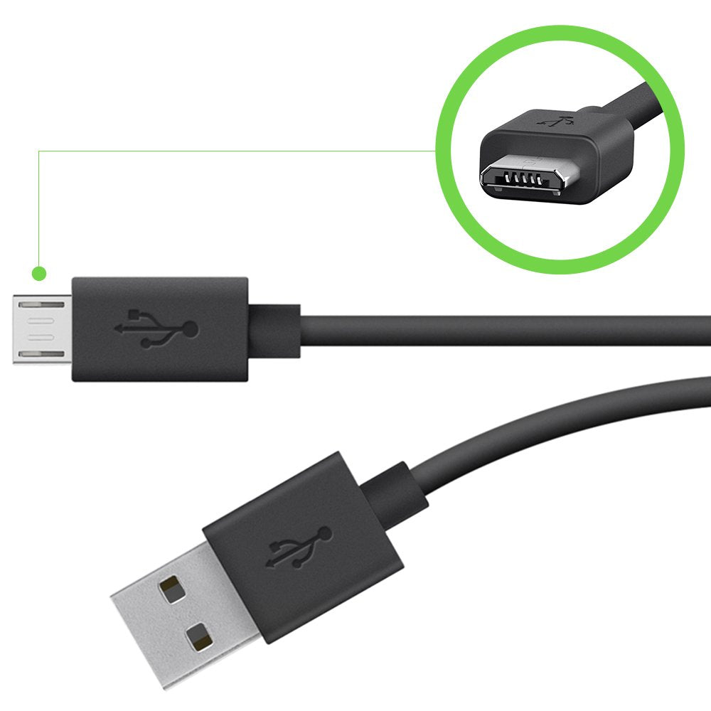 Belkin MIXIT? Micro USB Cable for Samsung Phones (Black, 4 Feet)