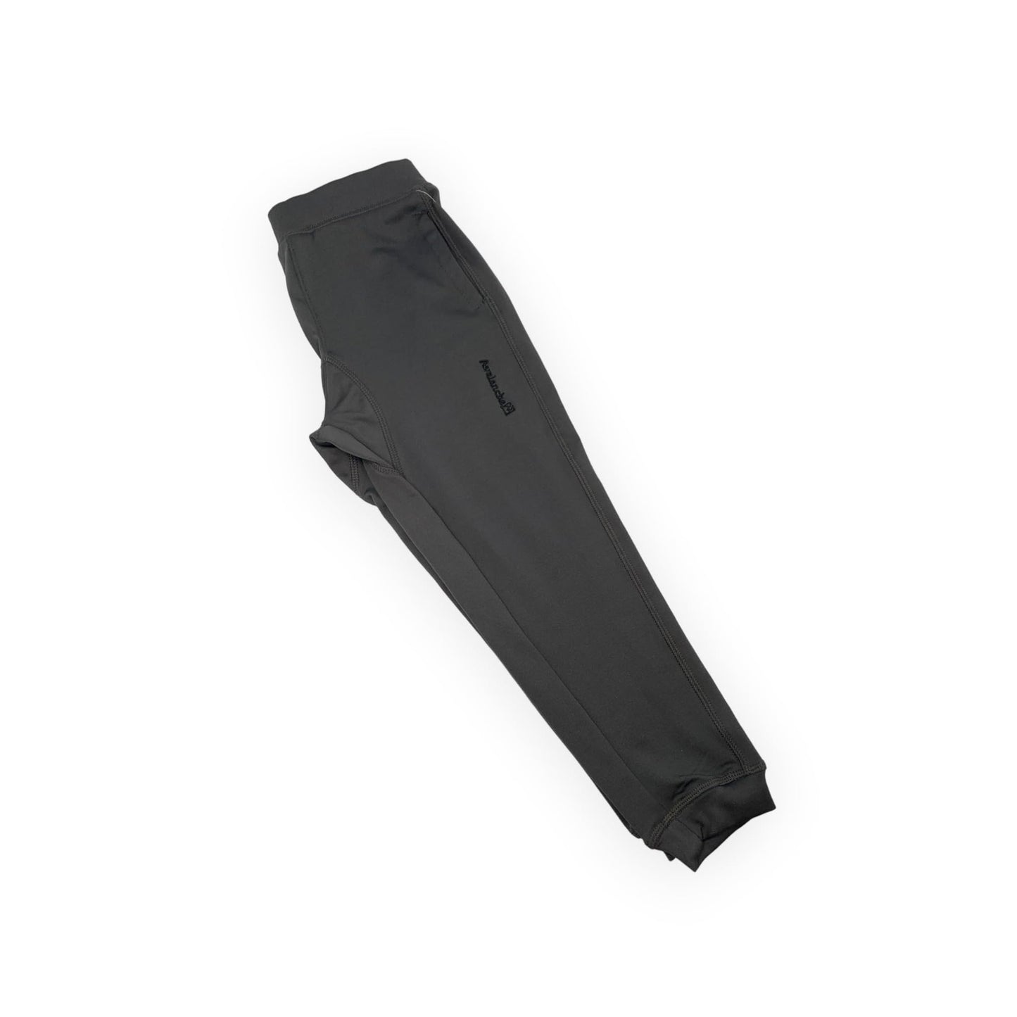 Avalanche Youth Lightweight Elastic Activewear Pants, Asphalt Grey, Boys Sports Joggers, 95% Polyester, 5% Spandex (M (5/6))