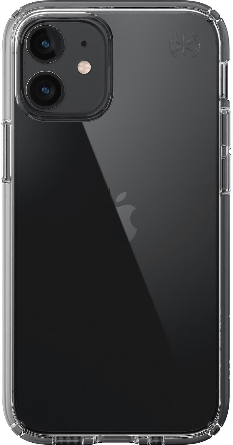 Speck Products Presidio Perfect-Clear iPhone 12 Mini Case, Clear/Clear