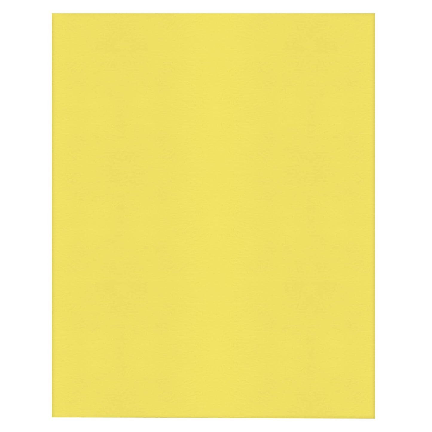 Office Depot� Brand Leatherette Twin-Pocket Portfolios, Yellow, Pack Of 10