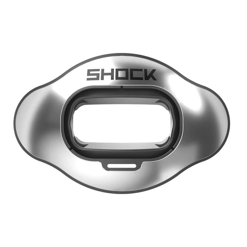 Shock Doctor 39-SLVCH Interchange Mouthguard Silver Chrome OSFA-OSFA