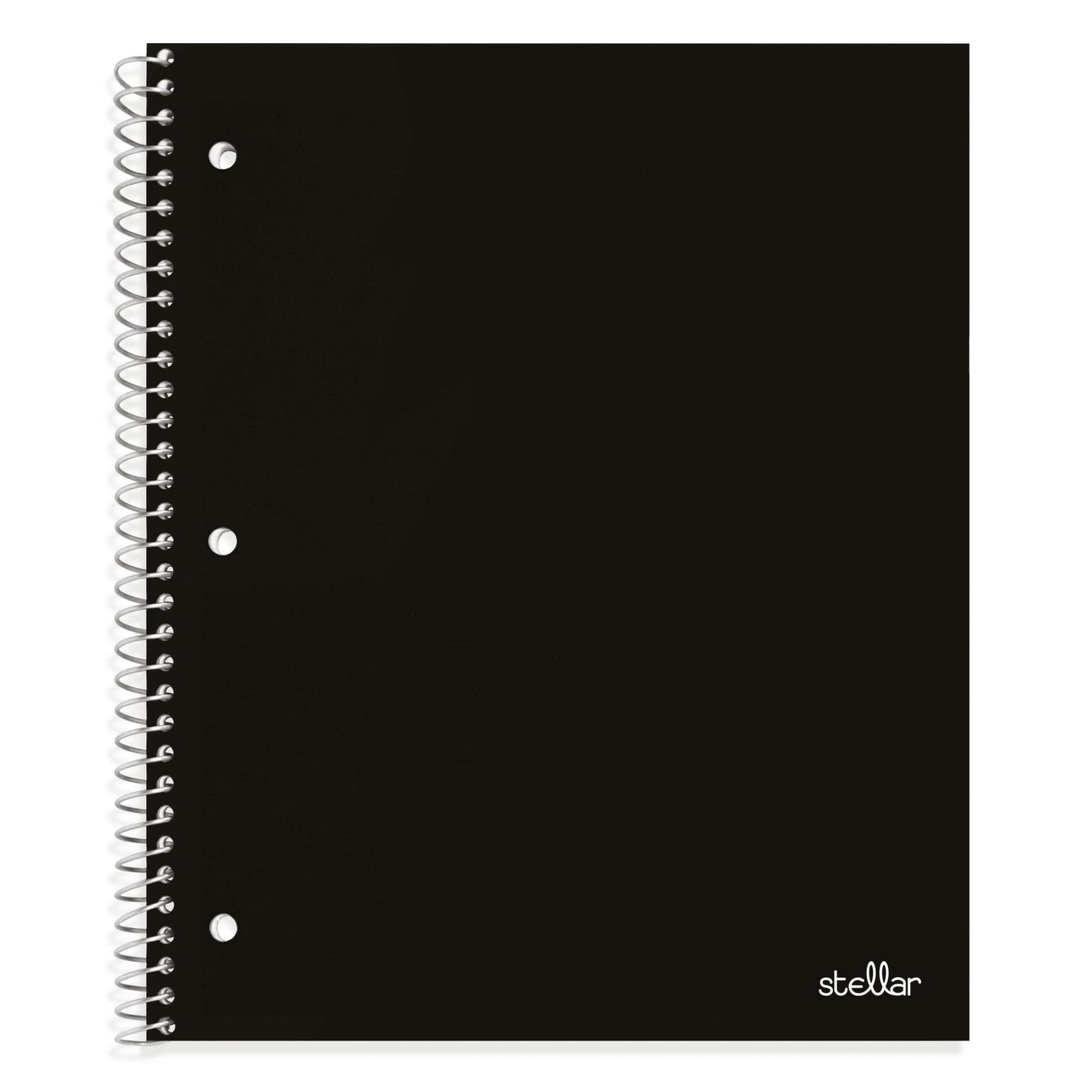 Office Depot� Brand Stellar Poly Notebooks, 8" x 10-1/2", 1 Subject, Wide Ruled, 100 Sheets, Assorted Colors, Pack Of 4 Notebooks [Unknown Binding]