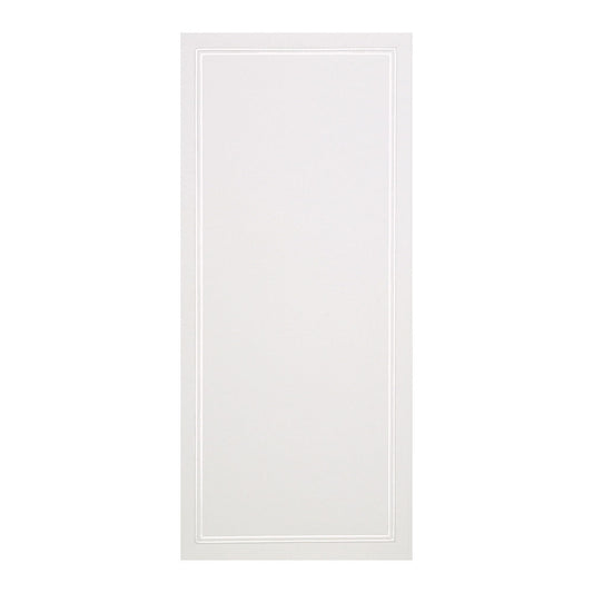 Gartner Studios Pearl White Trifold Wedding Program, Print at Home, 8.5” x 11” Unfolded, 50 Count