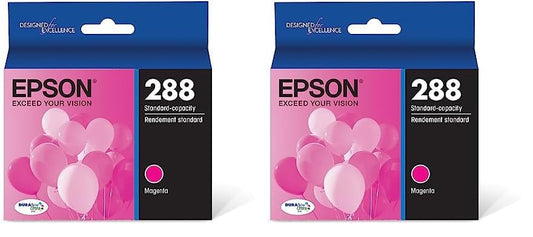 Epson T288 DURABrite Ultra Ink Standard Capacity Magenta Cartridge (T288320-S) for Select Expression Printers, 1 Count (Pack of 2)