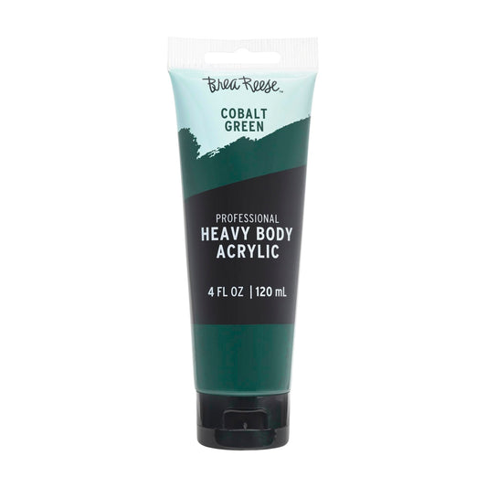 Brea Reese Professional Heavy-Body Acrylic Paint, 4 Oz, Cobalt Green