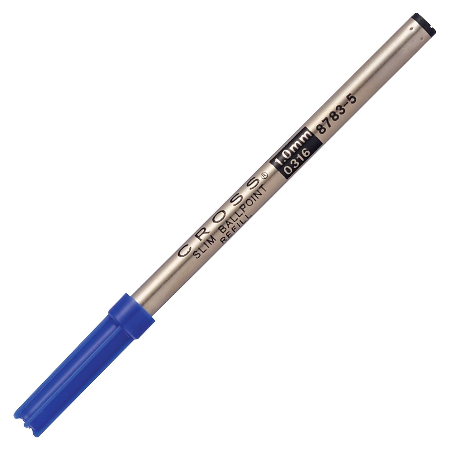 Cross Slim Ballpoint Pen Refill, Medium Point, Blue, 1-Pack (8783-5)