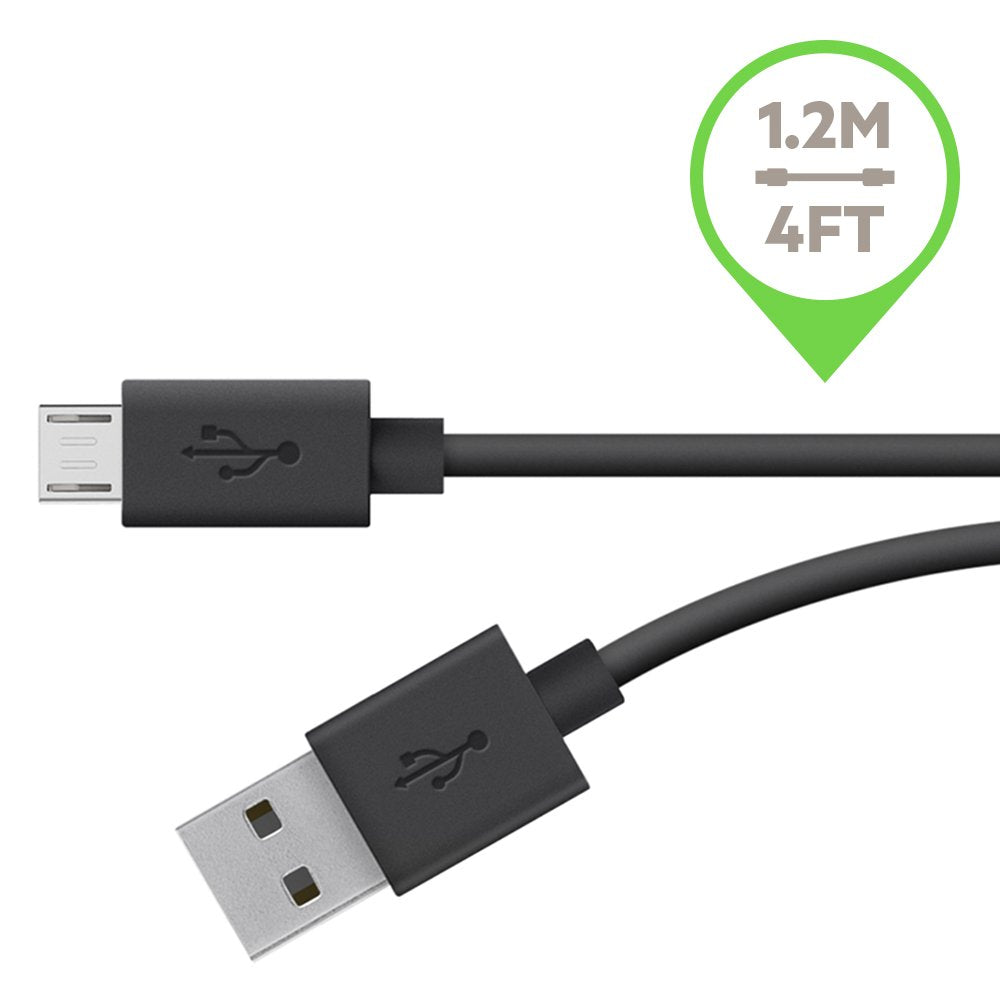 Belkin MIXIT? Micro USB Cable for Samsung Phones (Black, 4 Feet)