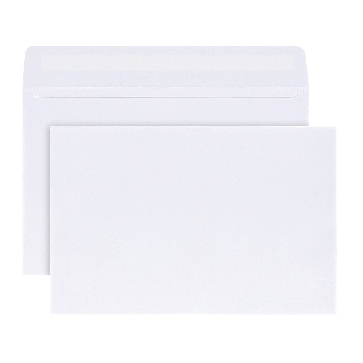 Office Depot� Brand Greeting Card Envelopes, 5 3/4" x 8 3/4", White, Box Of 100