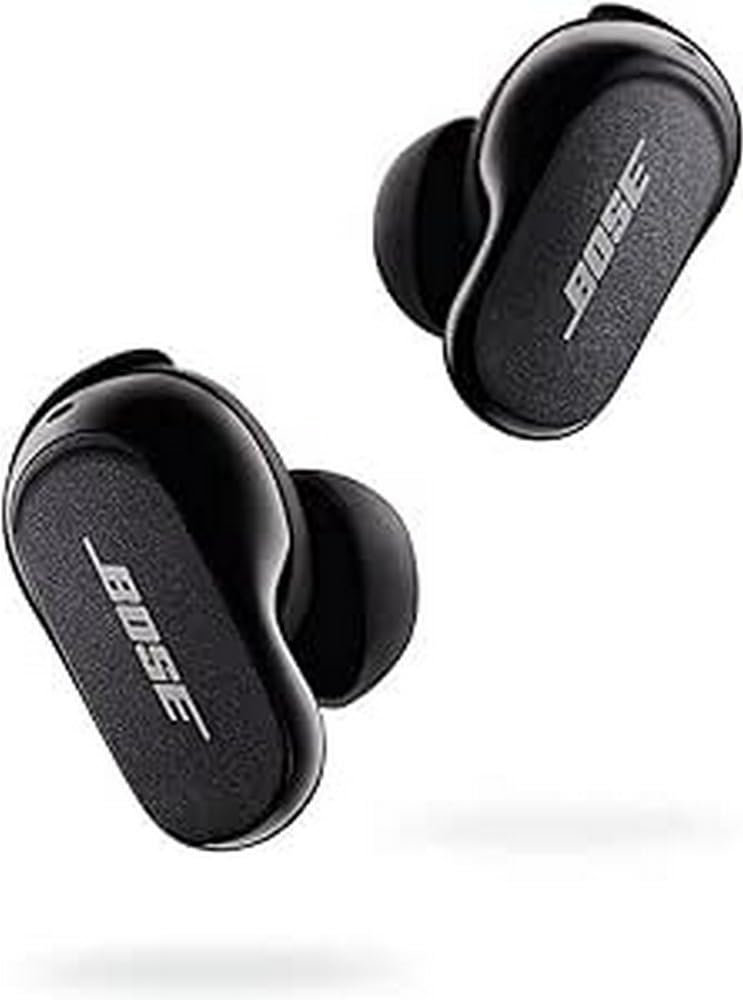 Bose QuietComfort Earbuds II, Noise Cancelling True Wireless Bluetooth Headphones, Black