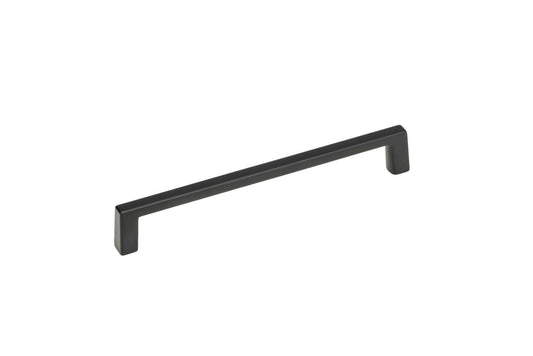 Richelieu Hardware BP10746900 Eglinton Collection 6-inch (152 mm) Center-to-Center Matte Black Modern Rectangular Cabinet and Drawer Pull Handle for Kitchen, Bathroom, and Furniture