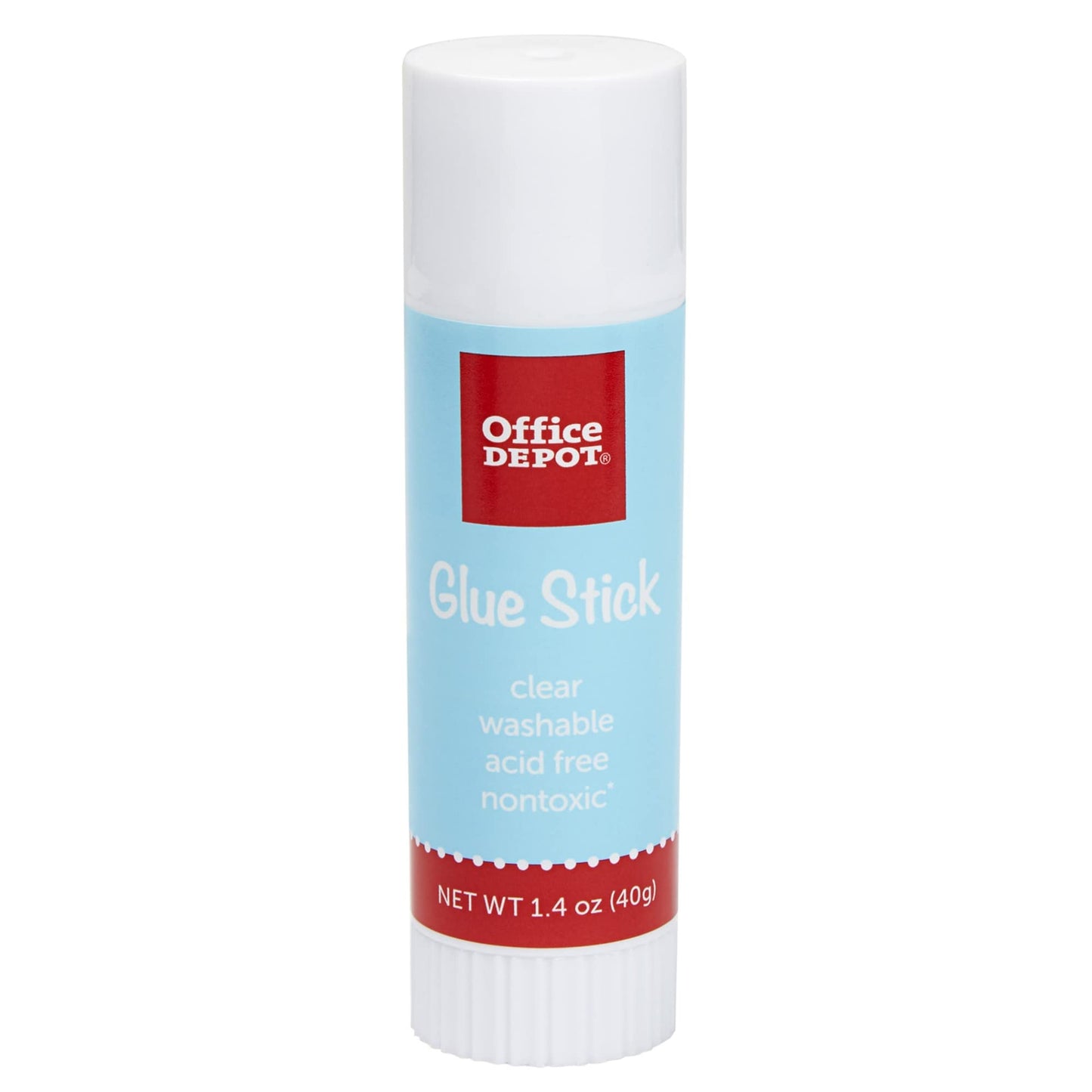 Office Depot� Brand Glue Sticks, 1.4 Oz, Clear, Pack of 3 Glue Sticks