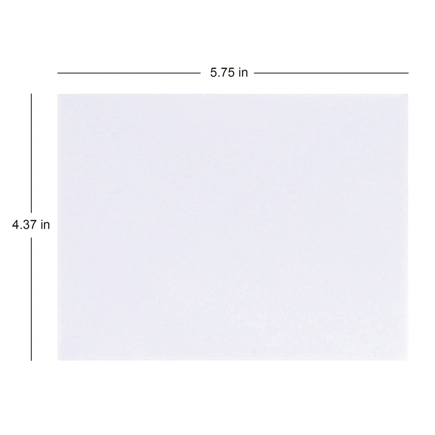 Office Depot Invitation Envelopes, 4 3/8in. x 5 3/4in., White, Pack Of 100, 12033