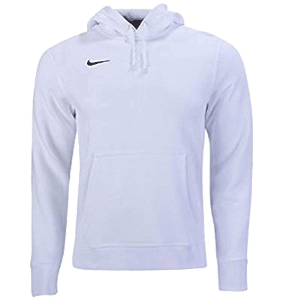 Nike Men's Pullover Fleece Club Hoodie (XX-Large, White)