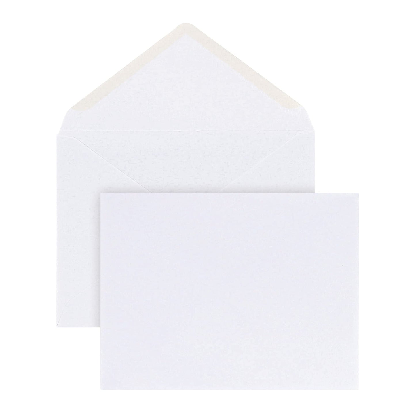 Office Depot Invitation Envelopes, 4 3/8in. x 5 3/4in., White, Pack Of 100, 12033