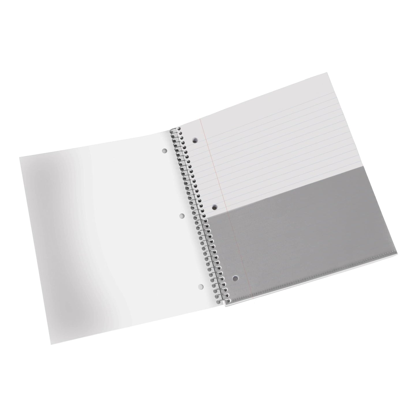 Office Depot� Brand Stellar Poly Notebook, 8-1/2" x 11", 3 Subject, Wide Ruled, 150 Sheets, White [Unknown Binding]