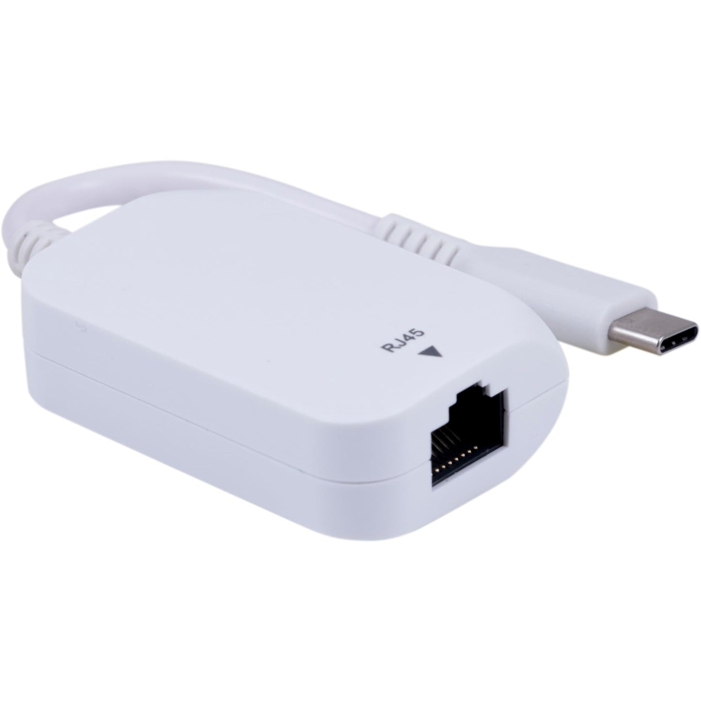 ATIVA® USB Type-C-to-Ethernet Adapter Cable, 4.7", White, 41510