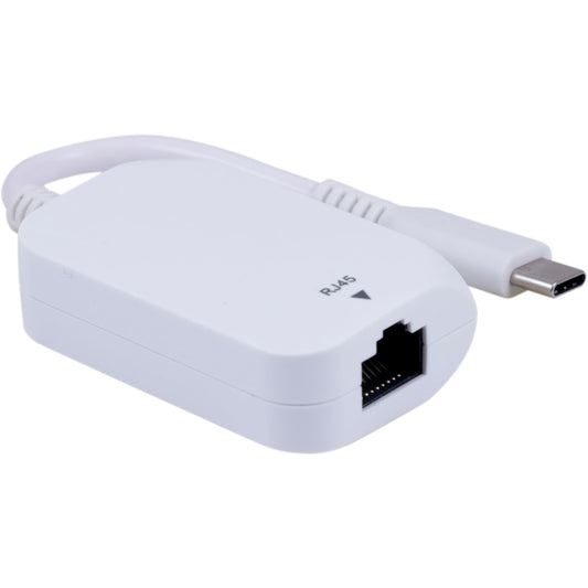 ATIVA® USB Type-C-to-Ethernet Adapter Cable, 4.7", White, 41510