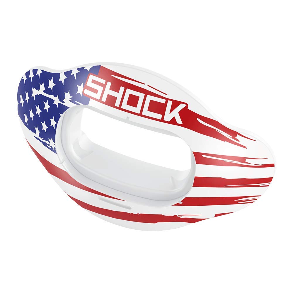 Shock Doctor 39-RWBFLG Interchange Mouthguard RWB Flag OSFA-OSFA