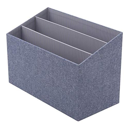 See Jane Work Chambray Desktop Organizer, Blue