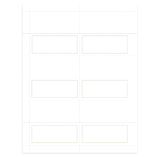 Gartner Studios� Place Cards, Pearlized, 4" x 3", White, Pack of 48