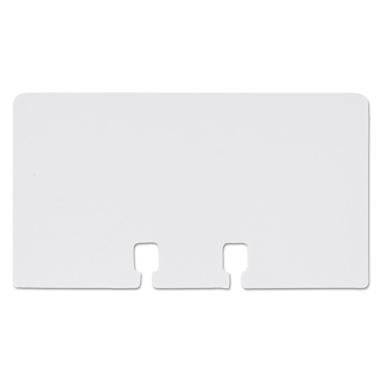 Rolodex 67558 Plain Unruled Refill Card 2 1/4 x 4 White 100 Cards/Pack