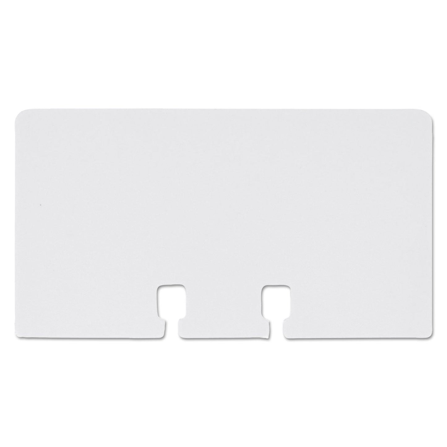 Rolodex 67558 Plain Unruled Refill Card 2 1/4 x 4 White 100 Cards/Pack