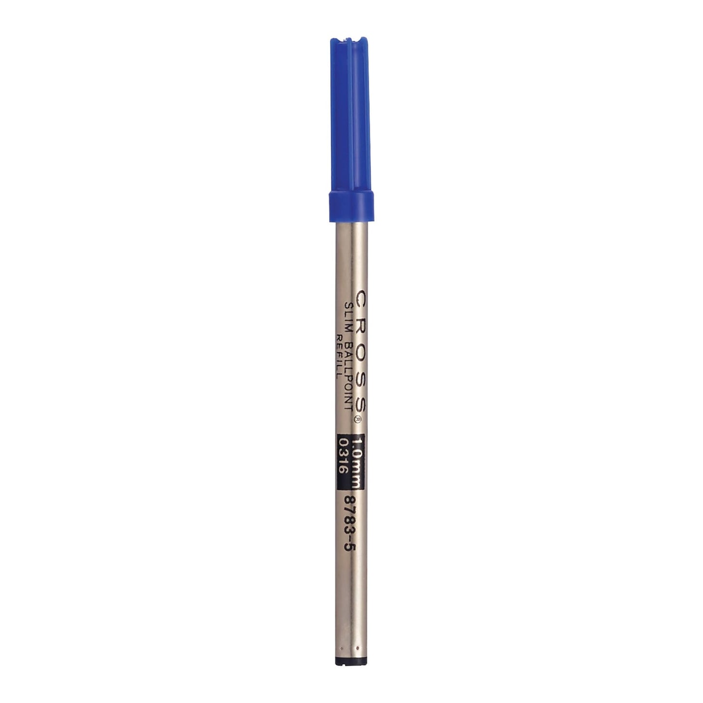 Cross Slim Ballpoint Pen Refill, Medium Point, Blue, 1-Pack (8783-5)