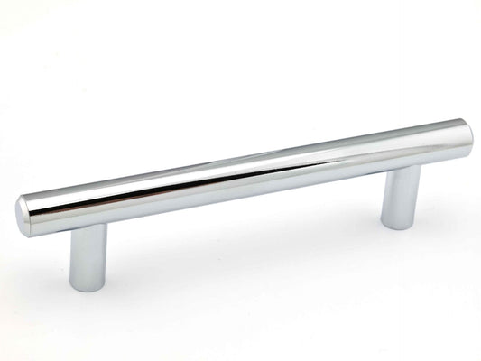 Richelieu Hardware BP20596140 Roosevelt Collection 3 3/4-inch (96 mm) Center-to-Center Chrome Modern Cabinet and Drawer Bar Pull Handle for Kitchen, Bathroom, and Furniture