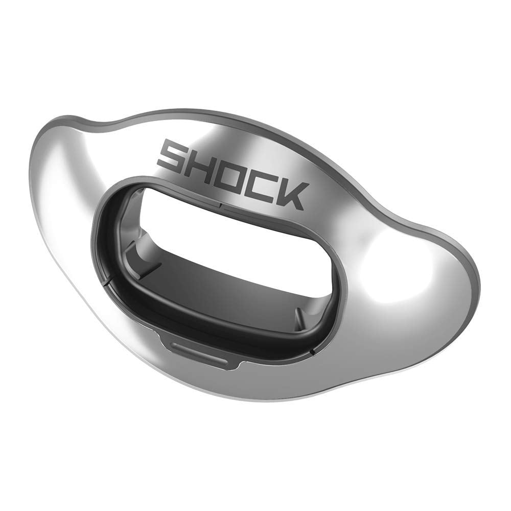 Shock Doctor 39-SLVCH Interchange Mouthguard Silver Chrome OSFA-OSFA