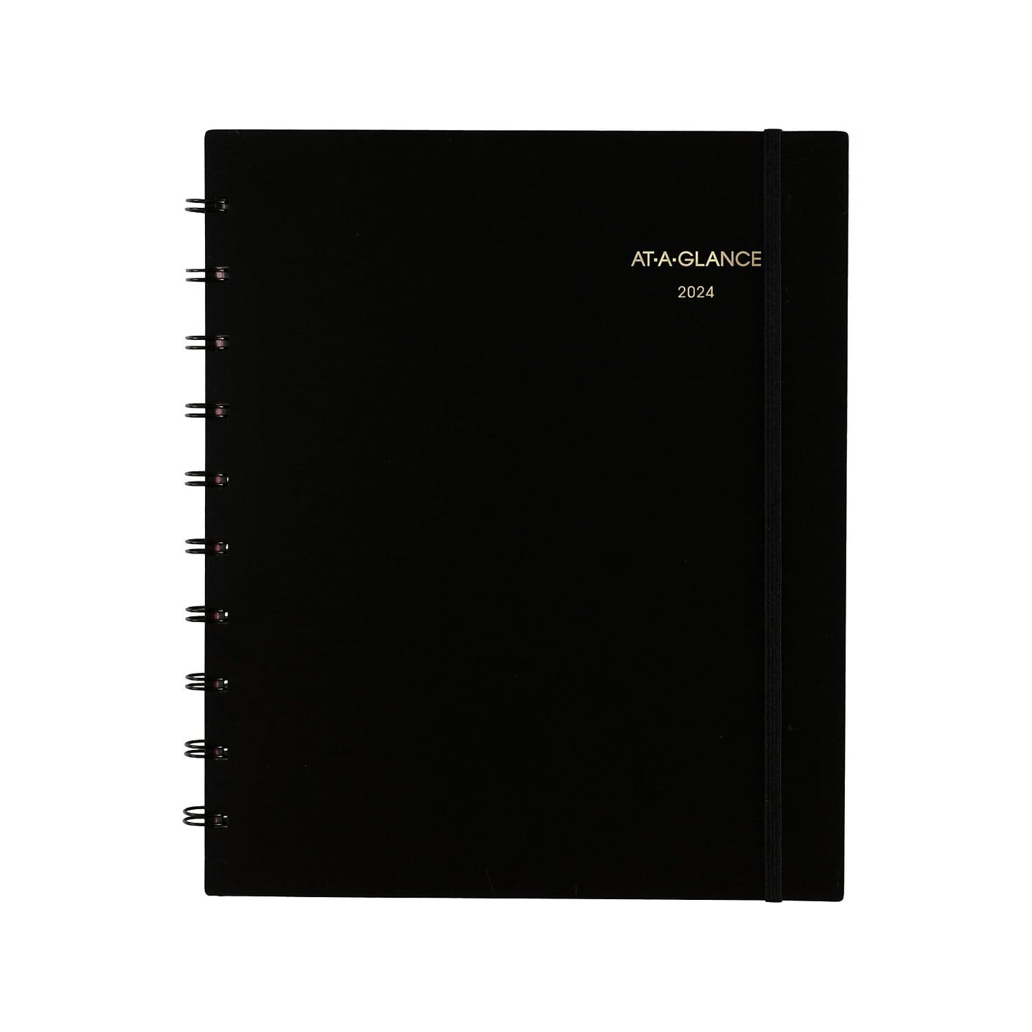 2024 AT-A-GLANCE® Move-A-Page Weekly/Monthly Appointment Book Planner, 8-3/4" x 11", Black, January to December 2024, 70950E05