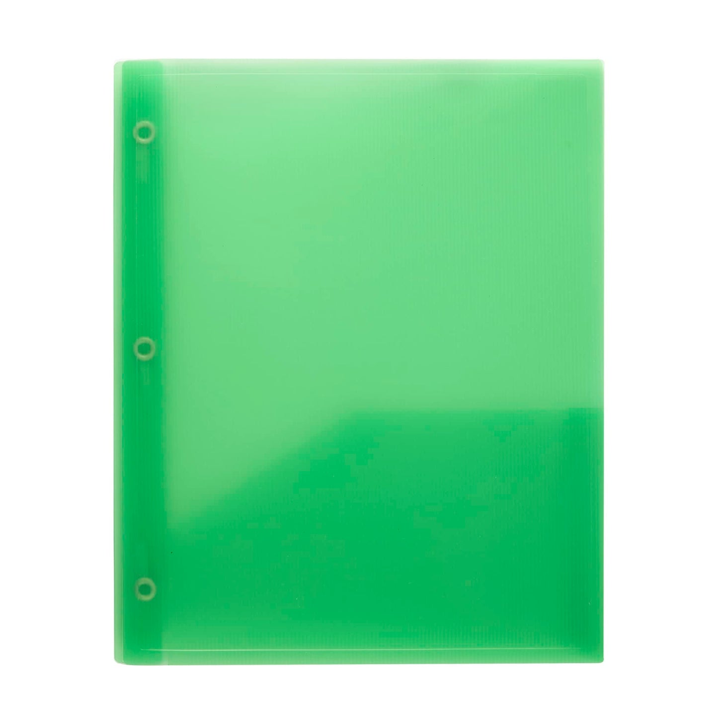 Office Depot� Brand Translucent 2-Pocket Folder with Fasteners, Letter Size, Assorted Colors