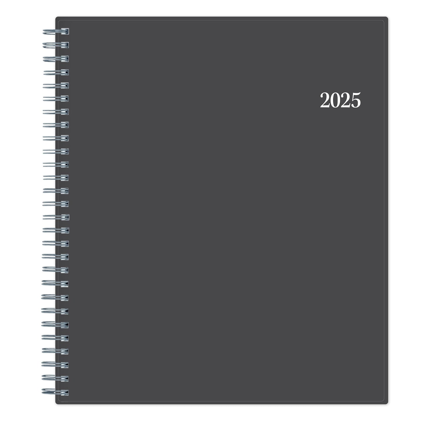 2025 Blue Sky Monthly Planning Calendar, 8" x 10", Passages Charcoal Gray, January to December