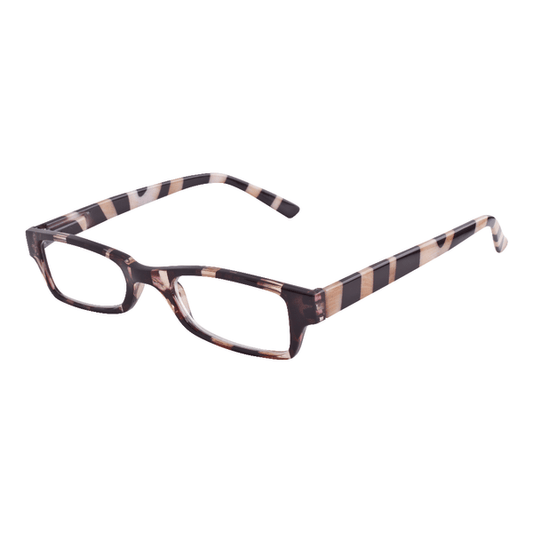 Wink San Diego Reading Glasses, +1.25, Zebra