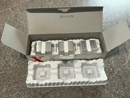 Xerox Genuine Staples 8R12898 Pack of 3 Cartridges Unused 15,000 Staples- AD814