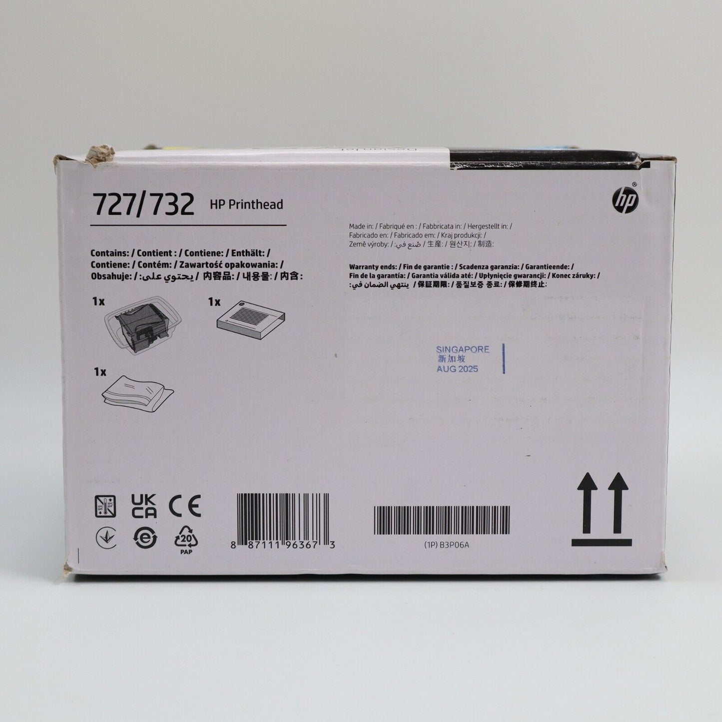 🔥Genuine HP Printhead 727/732 For Designjet Series, EXP SEPT 2023 NEW SEALED🔥