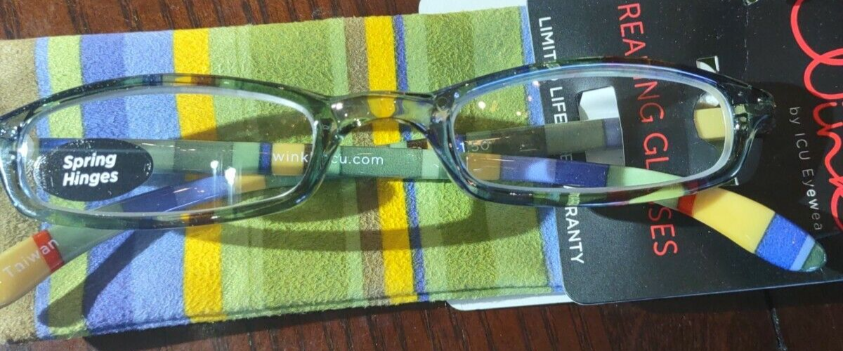 Wink Reading Glasses +1.50 With Case-Brand New-SHIPS N 24 HOURS