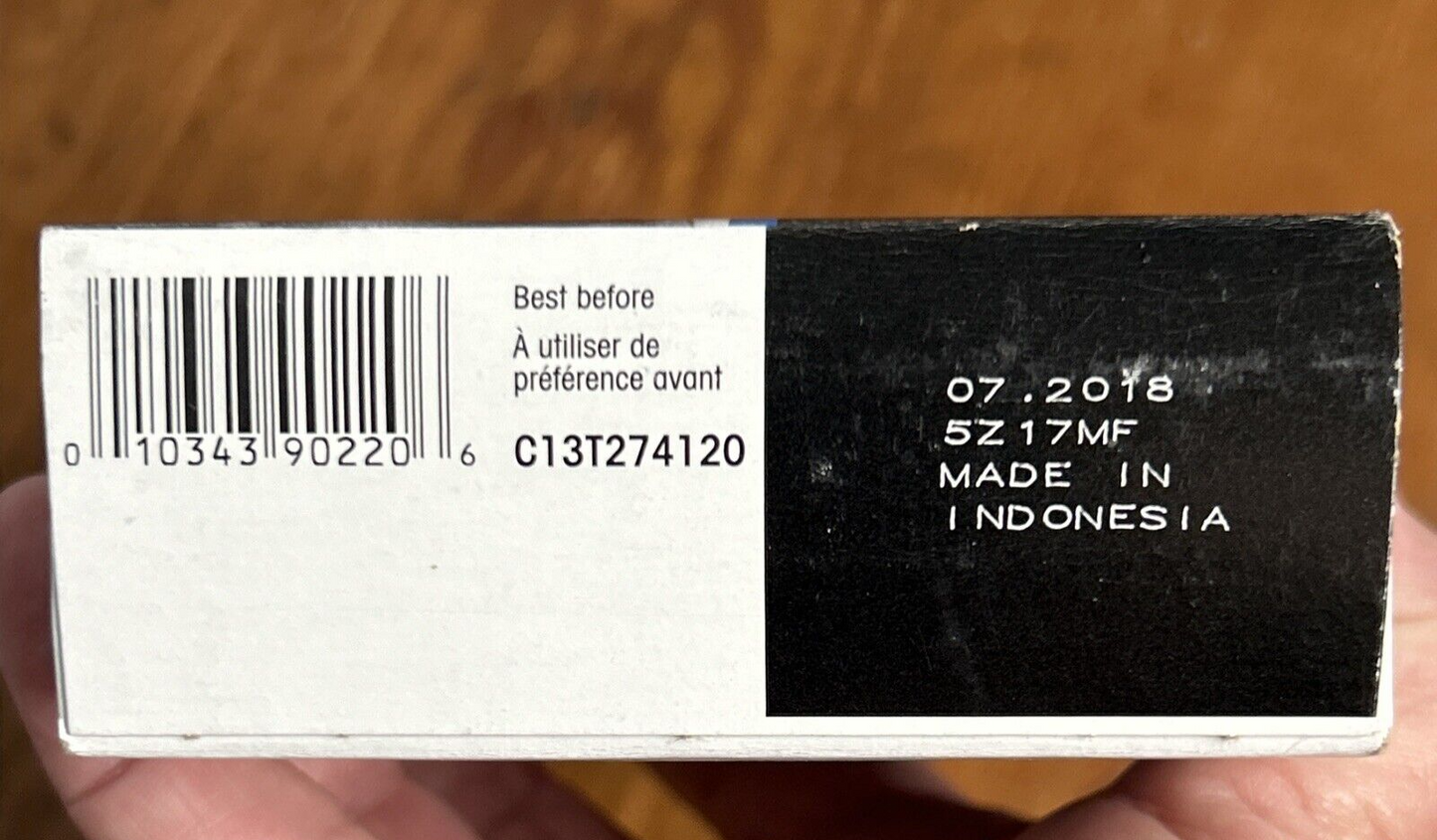 Epson 273XL Black High Yield Ink Cartridge (C13T274120) Expired 2022-2024