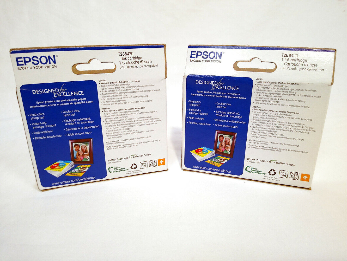 Epson 288 (T288420) Durabrite Ultra Yellow Ink Cartridge EXP 06/24 Lot of 2 NEW