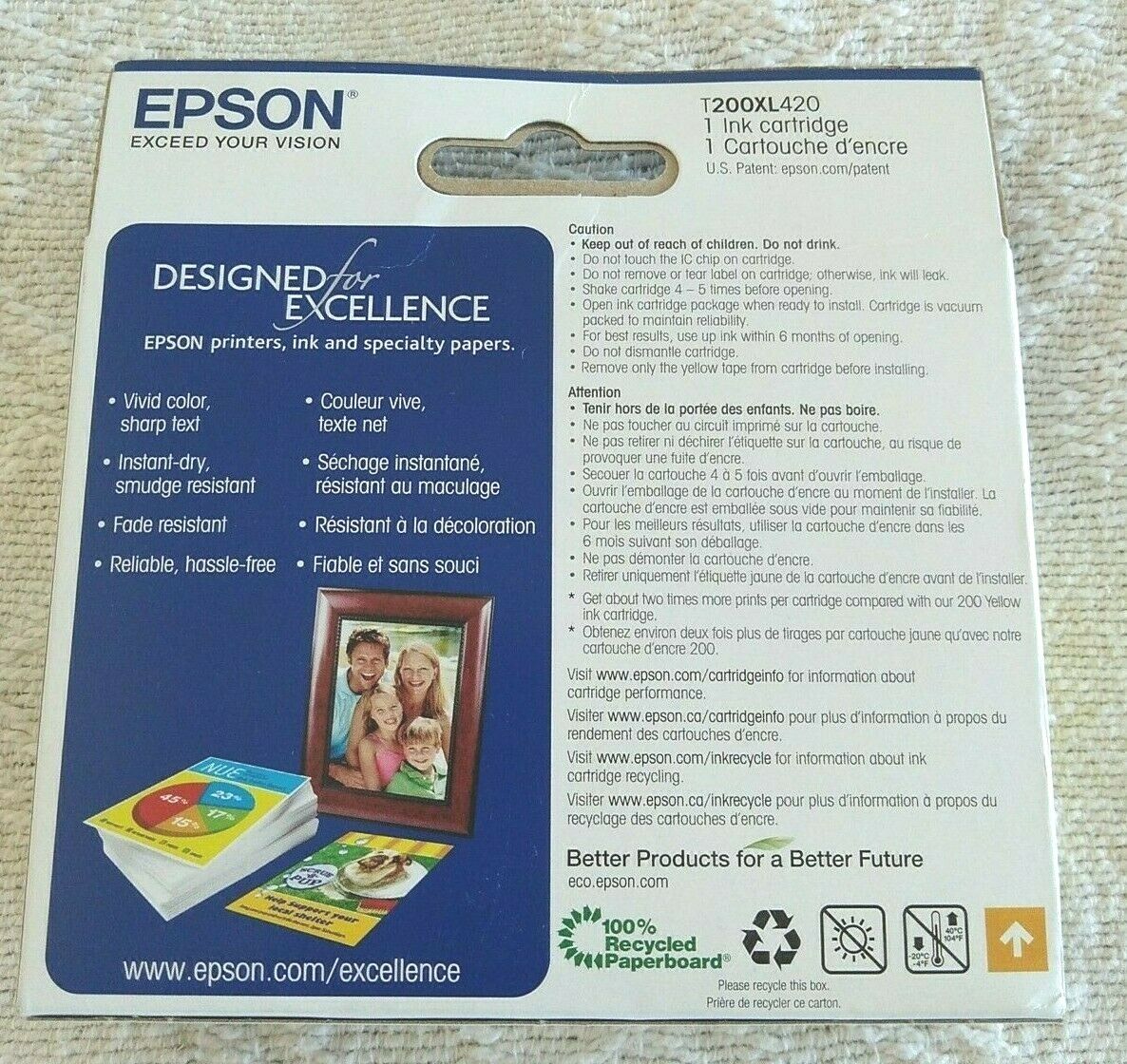 Epson 200XL Yellow Ink Cartridge EXP 2022 T200XL420