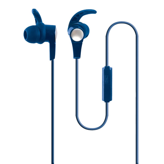 Ativa™ Hook Earbuds With Aux Connector, Blue