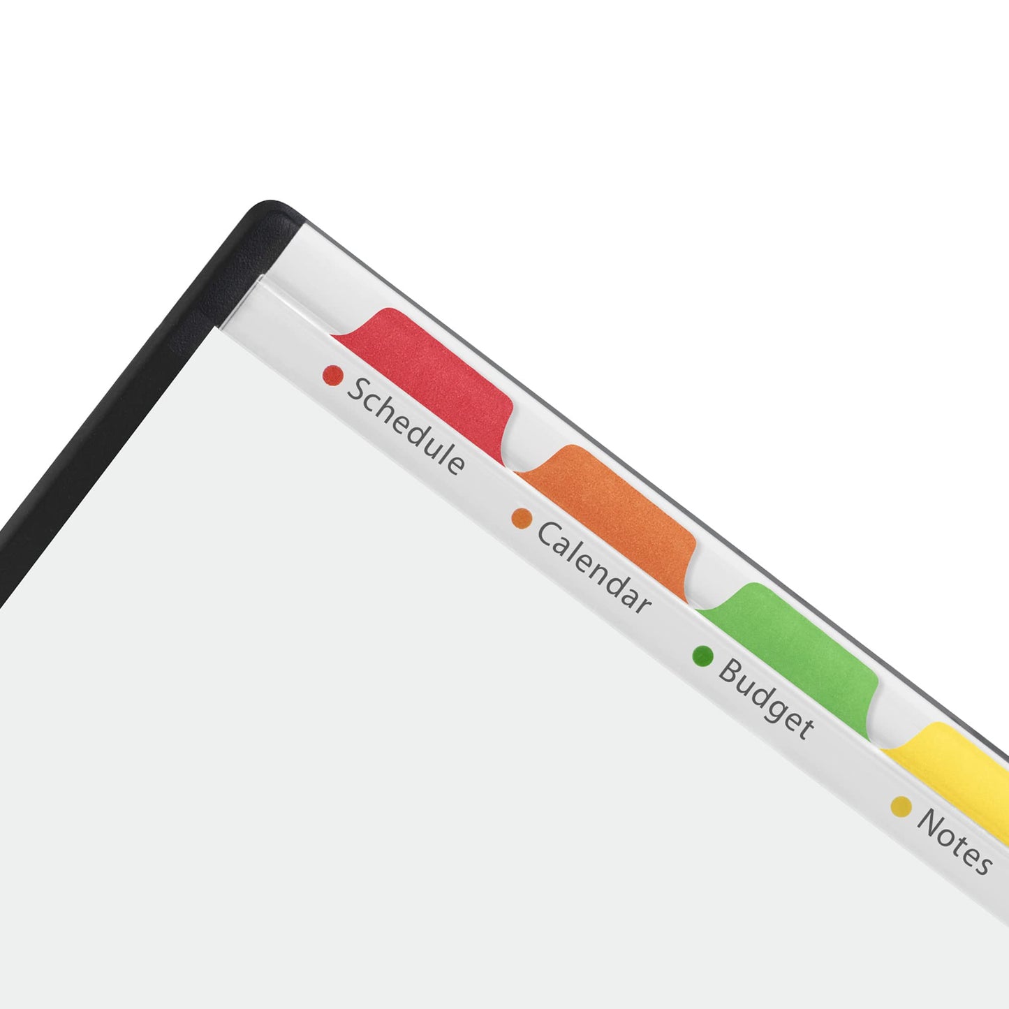 Avery Clear Easy View Durable Plastic Dividers for 3 Ring Binders, 8-Tab Set, Bright Multicolor, 1 Set (16741)