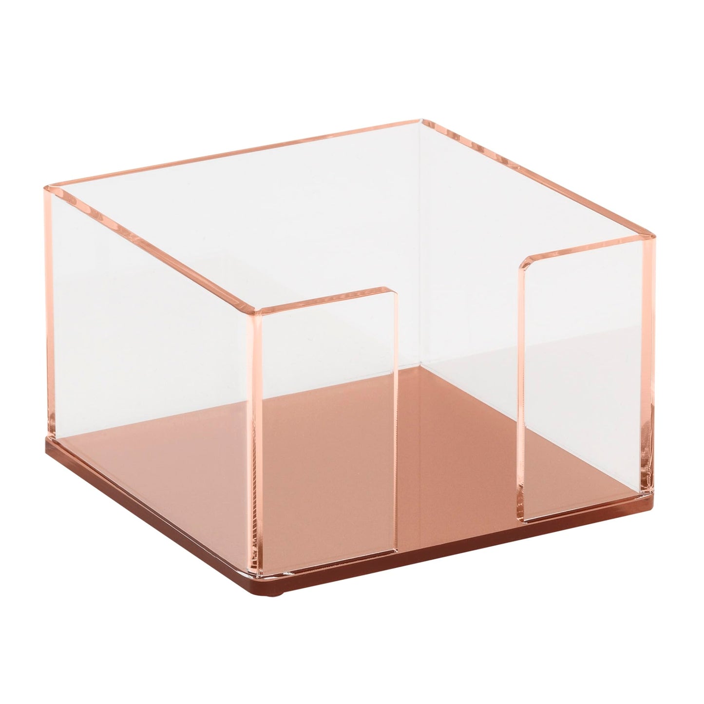 Realspace® Rose Gold Acrylic Memo Holder