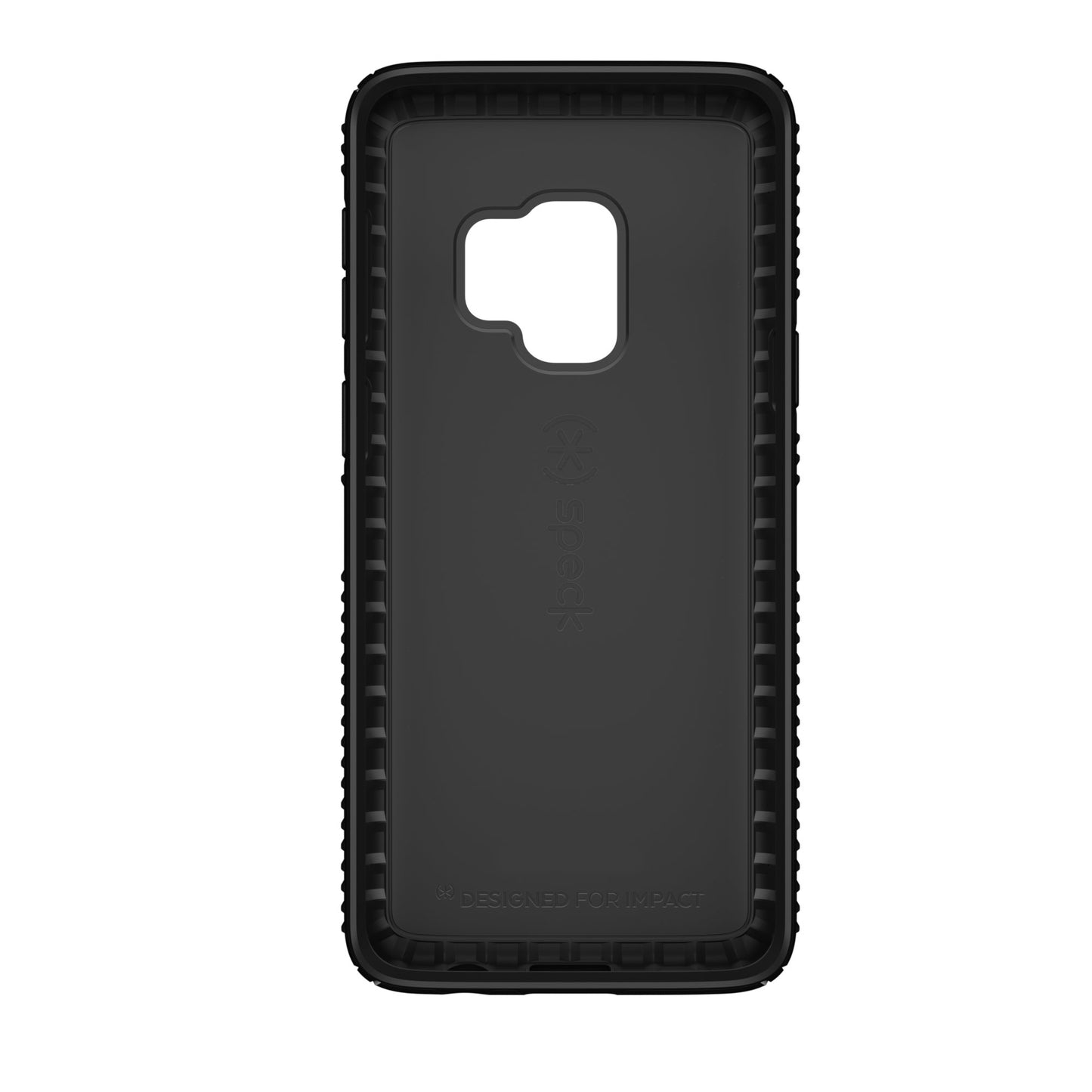 Speck Presidio Grip Samsung Galaxy S9 Case, Black/Black - 109509-1050