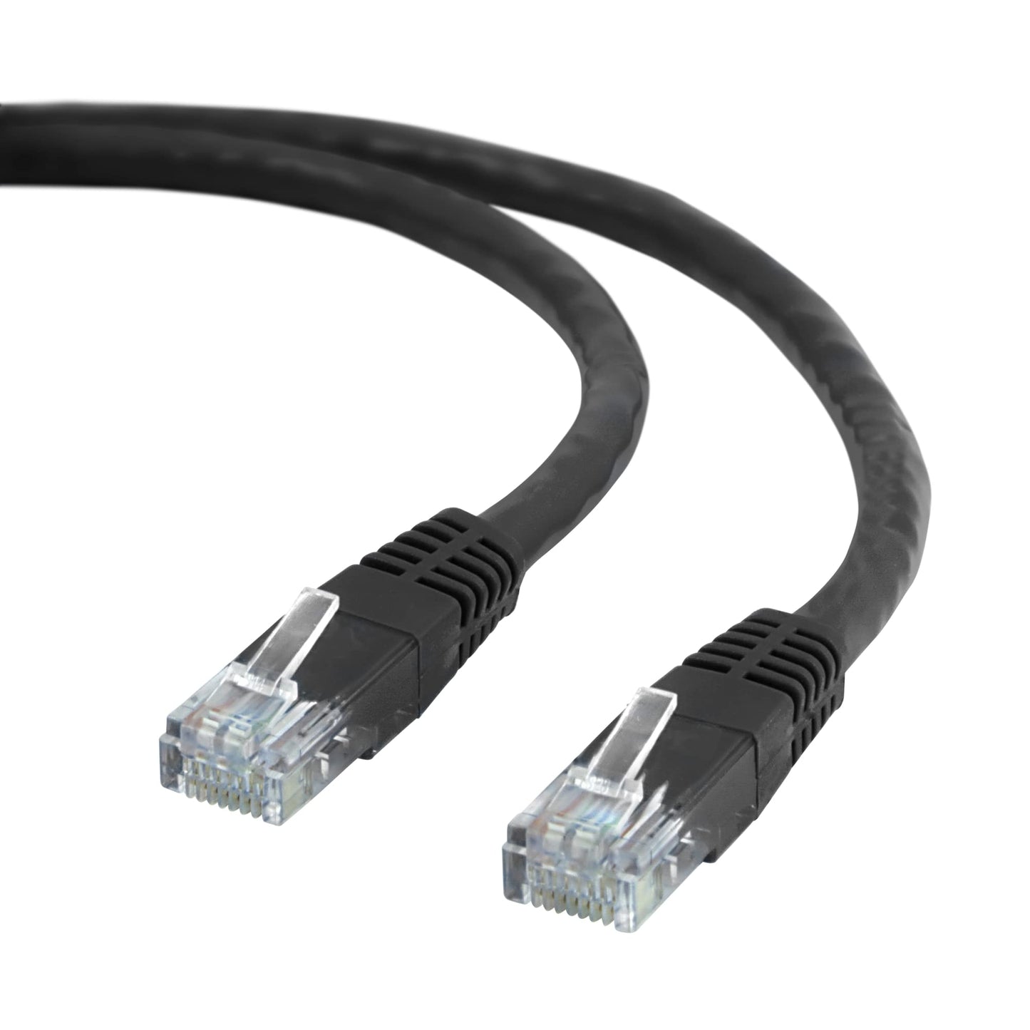 ATIVA� Cat 5e Network Cable, 7', Black