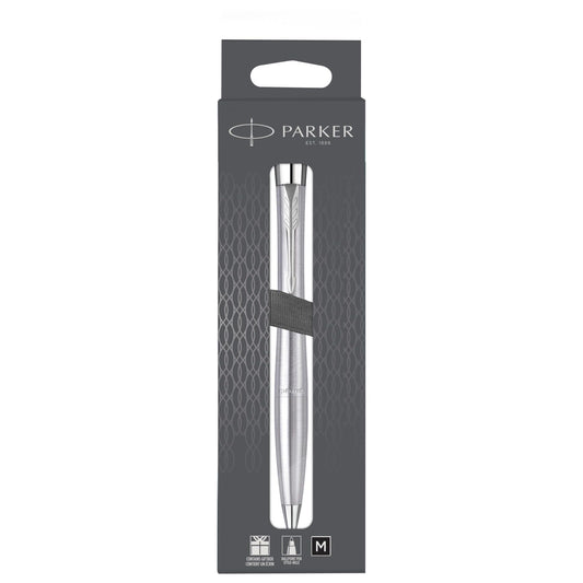 Parker® Urban Twist Ballpoint Pen, 1 mm, Medium Point, Metro Metallic With Chrome Trim, Black Ink