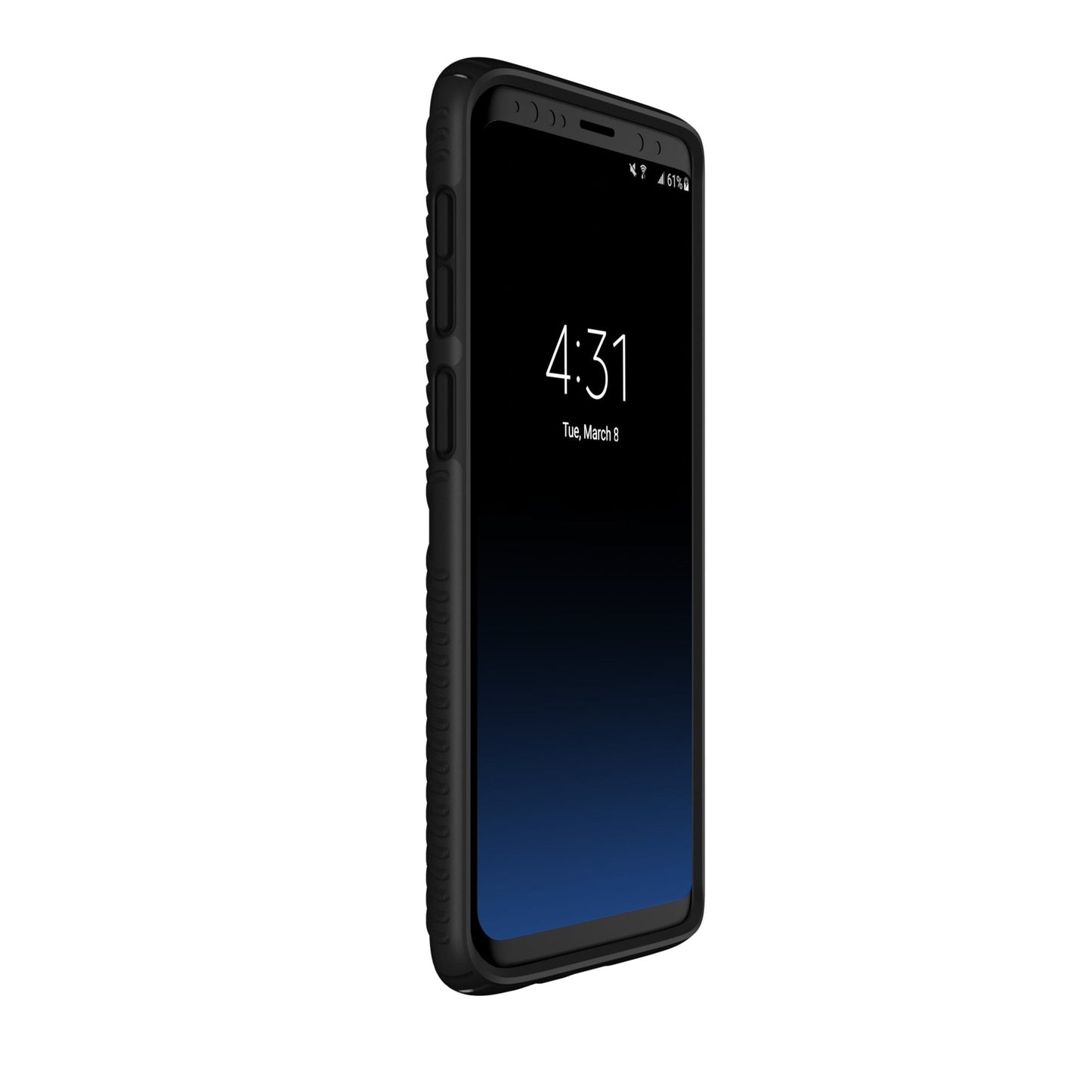 Speck Presidio Grip Samsung Galaxy S9 Case, Black/Black - 109509-1050