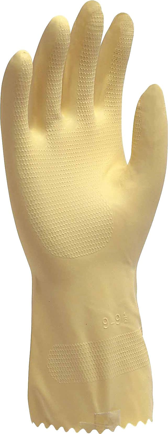 Ambitex LMD6500 Flocklined Work Gloves, Latex, Medium, Yellow (6 Packs of 12=72)